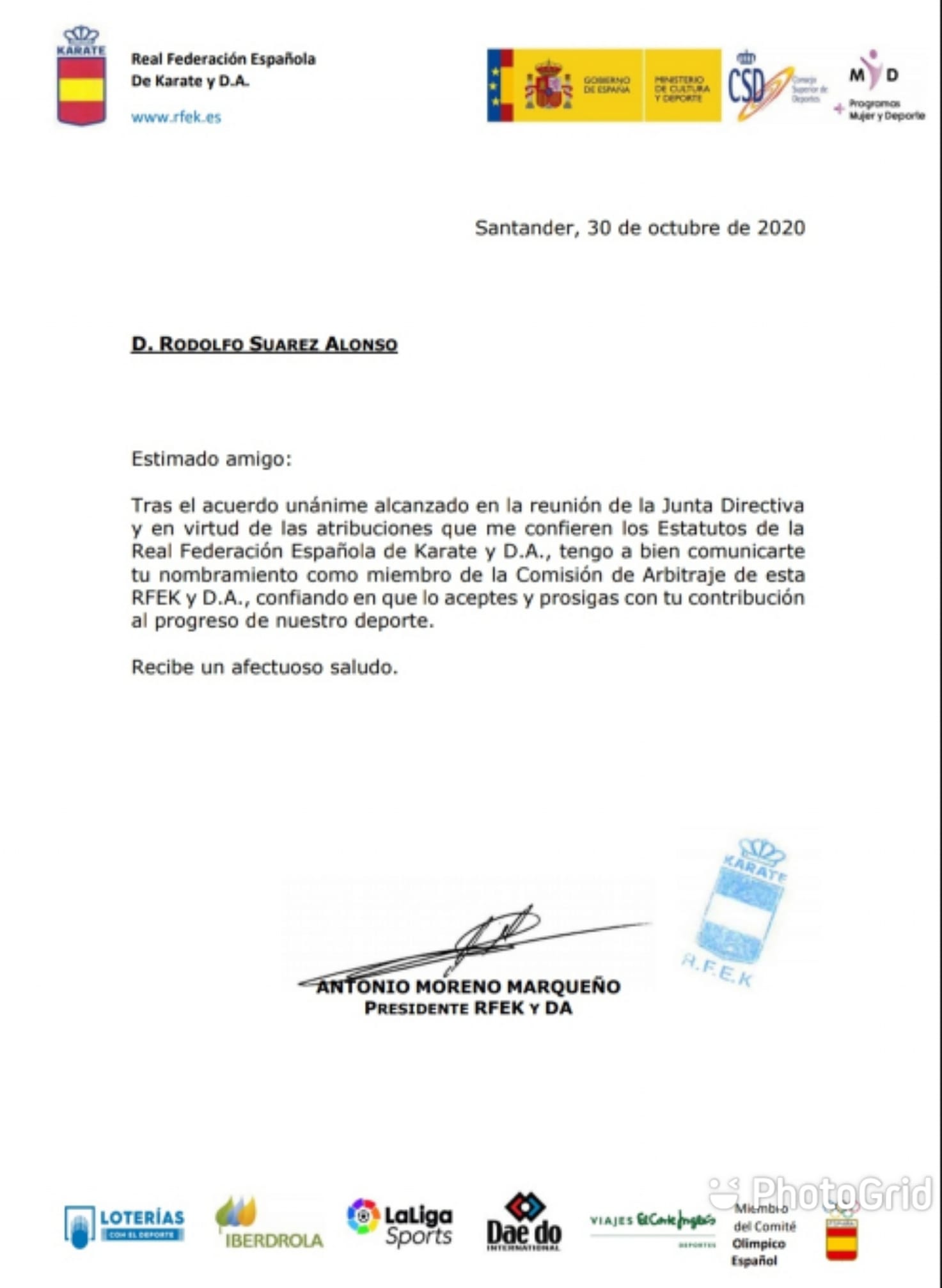 Rodolfo Suárez Alonso reeligdio para la CNA